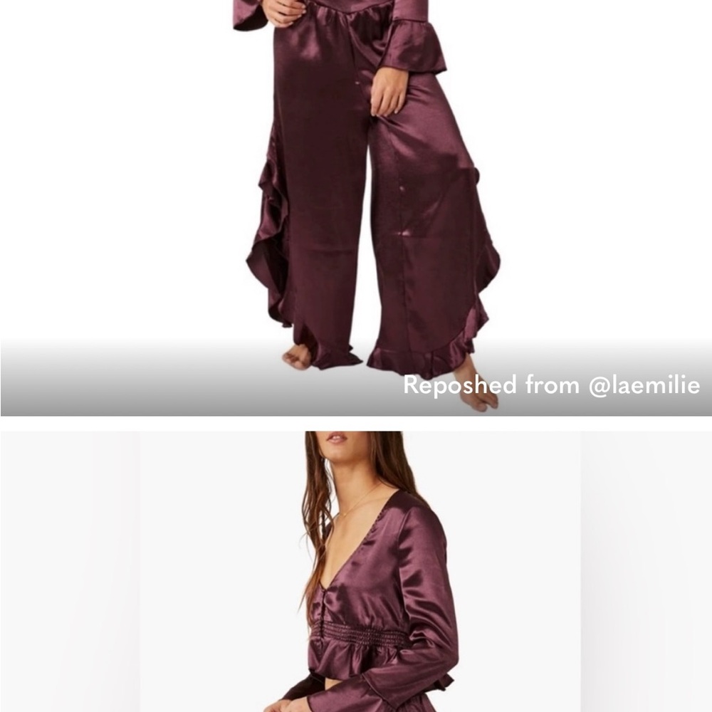 💜Free People Chasing Love Dreamy Pyjama Set - Picture 7 of 8